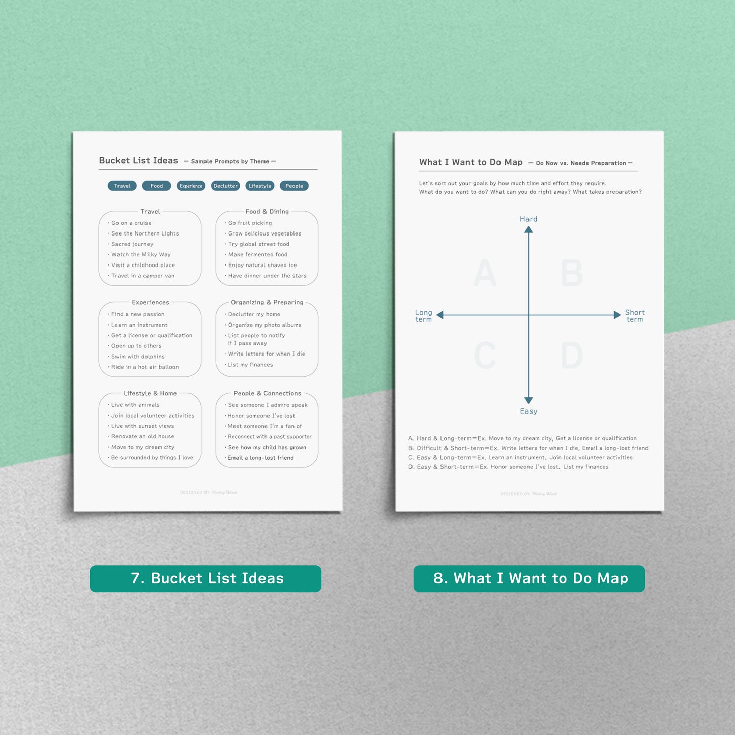 BUCKET LIST PACK – 100 Things I Want to Do Before I Die (English)